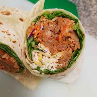 Kimchi Spicy Pork Wrap